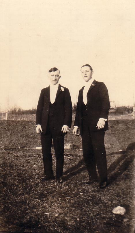 Floyd Whipple with his brother Ralph