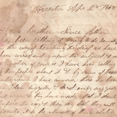 Letter from Jonathan Whipple, Jr., 1868