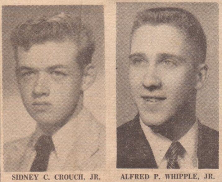 Sidney Crouch and Freddy Whipple